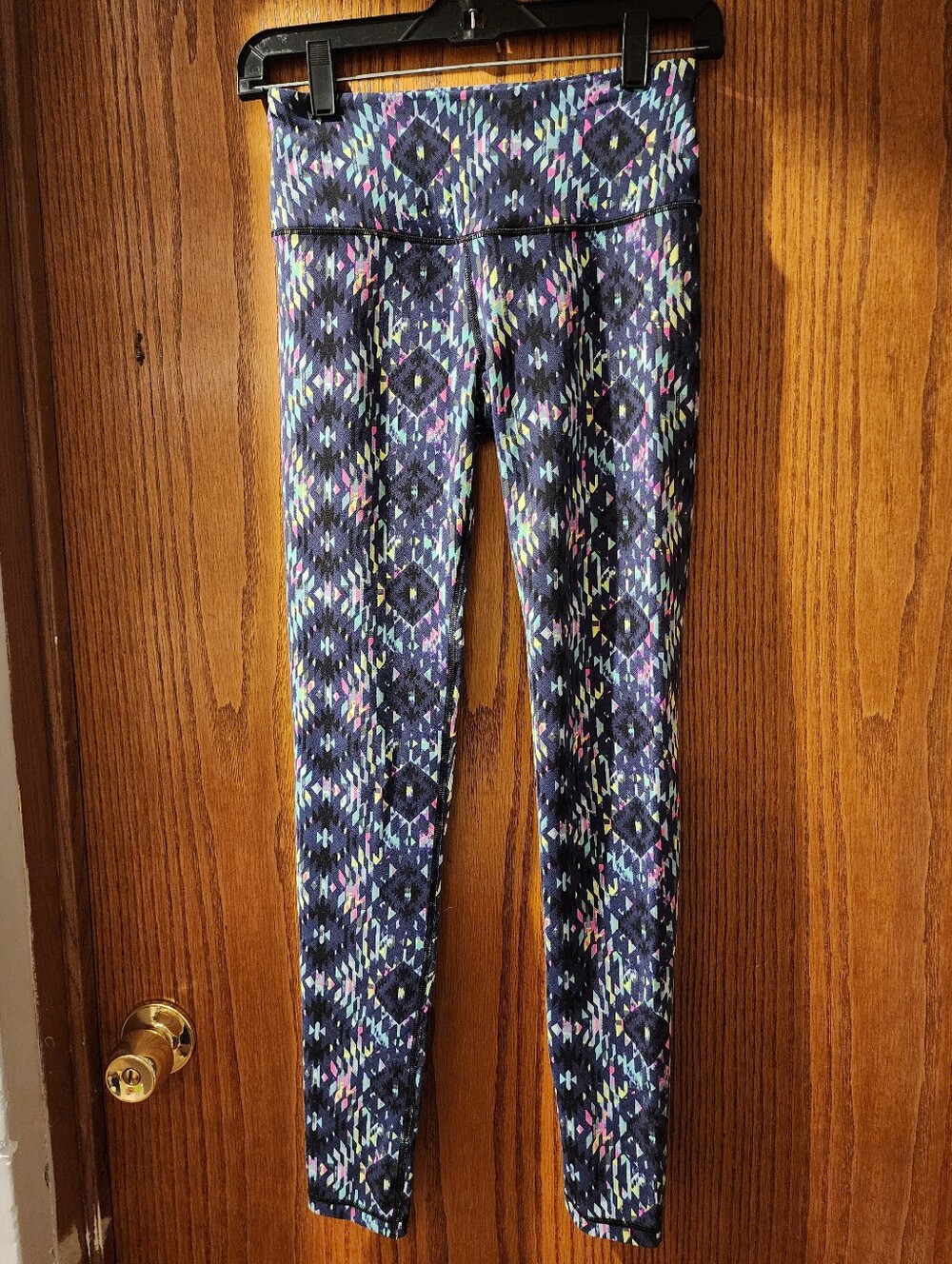 VSX Victoria's Secret Multi Color Geometric Print Sports Leggings